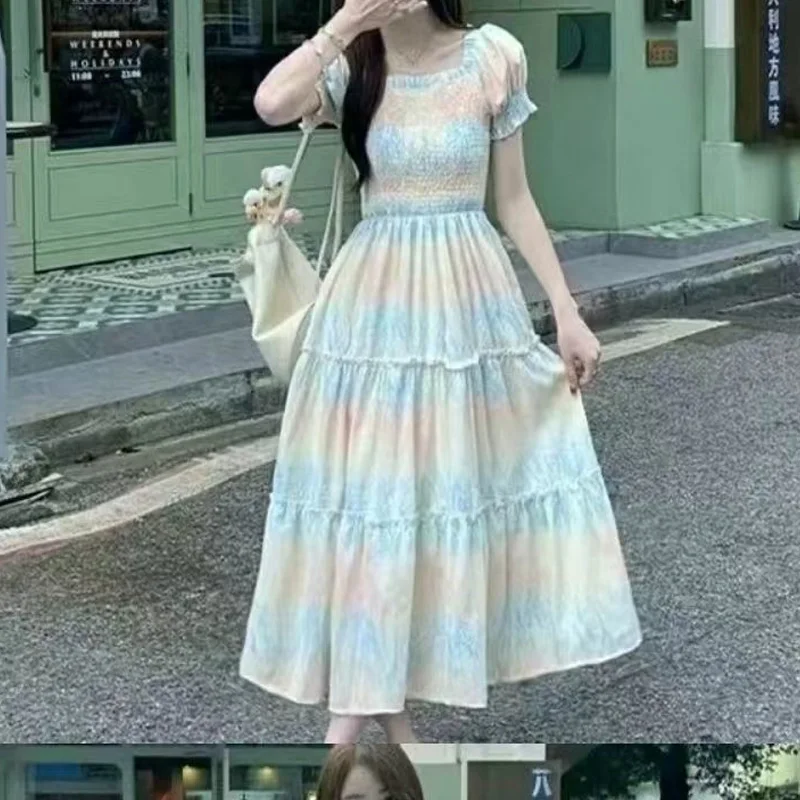 Printing Oversized Midi Dress Summer Fashion Short Sleeve Dresses Ladies Elegant A-line Skirt New Temperament Women's Clothing
Printing Oversized Midi Dress Summer Fashion Short Sleeve Dresses Ladies Elegant A-line Skirt New Temperament Women's Clothing