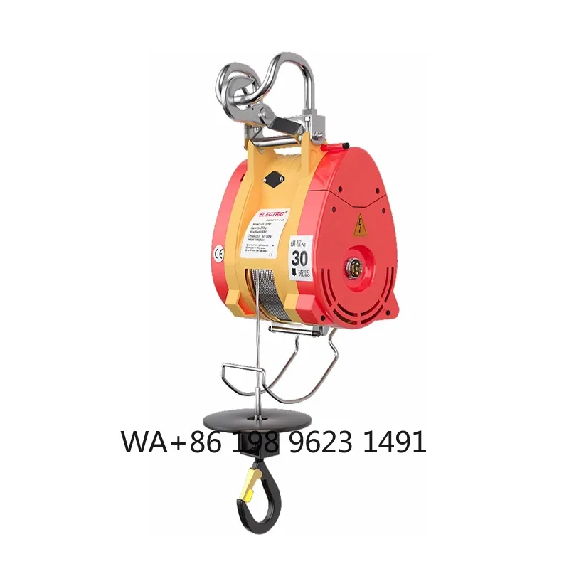 Mini Electric Hoist King Kong Hanging Lifting Hoist Portable Small Crane for Construction Site Building Material Handling
Mini Electric Hoist King Kong Hanging Lifting Hoist Portable Small Crane for Construction Site Building Material Handling