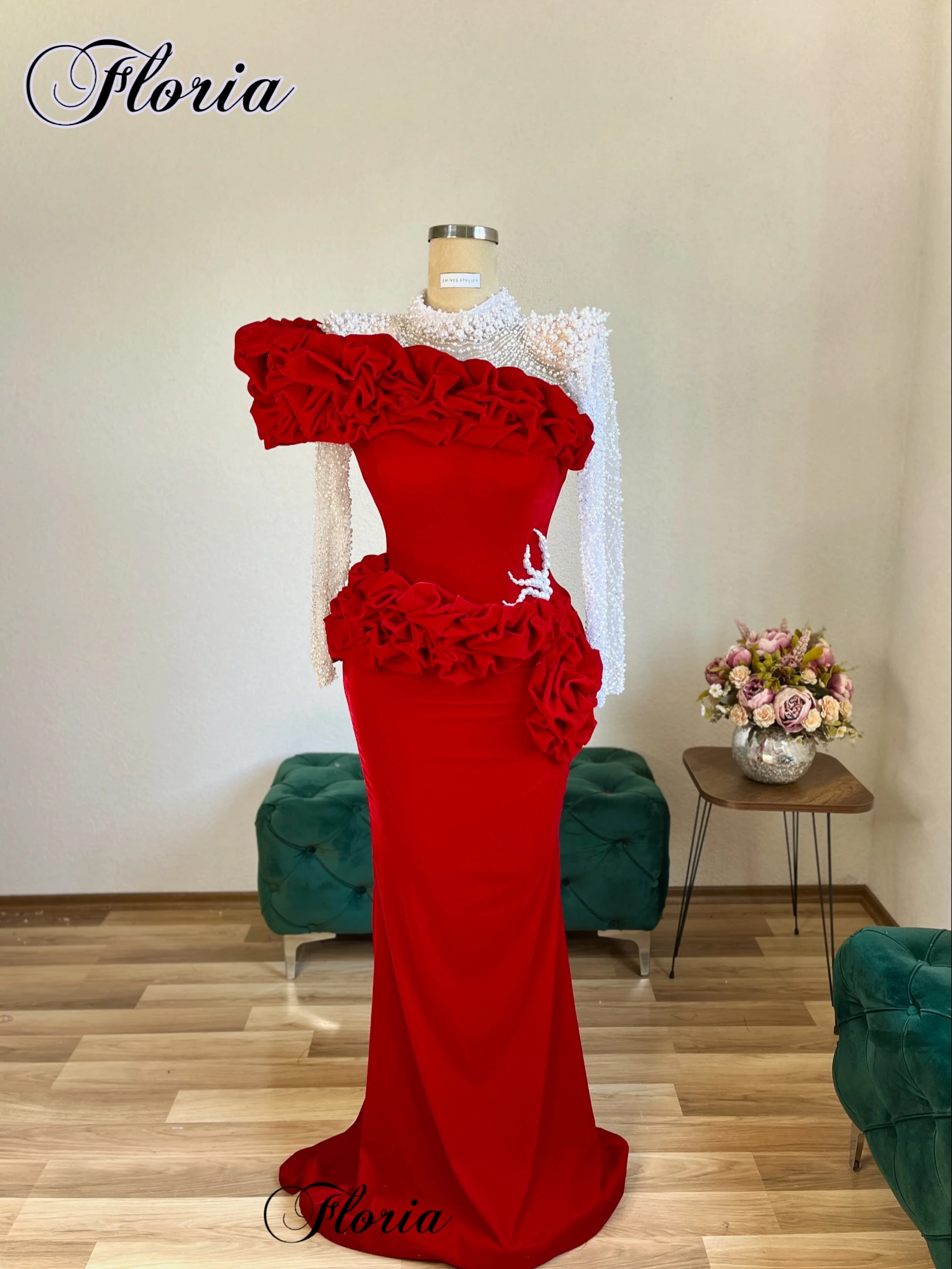 New Simple Red Evening Dresses Mermaid Elegant Long Sleeves Birthday Dresses Prom Party Dresses Robes De Soirée Customized
New Simple Red Evening Dresses Mermaid Elegant Long Sleeves Birthday Dresses Prom Party Dresses Robes De Soirée Customized