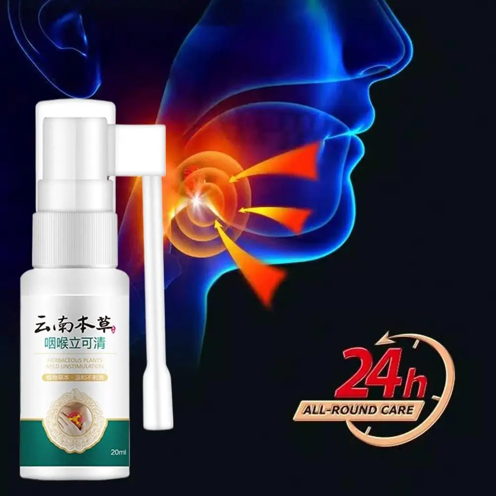 Sore Throat Sprays Natural Plant Herbal Extract Chronic Oral Pharyngitis Spray Effectively Relieve Itchy Throat Inflammation
Sore Throat Sprays Natural Plant Herbal Extract Chronic Oral Pharyngitis Spray Effectively Relieve Itchy Throat Inflammation