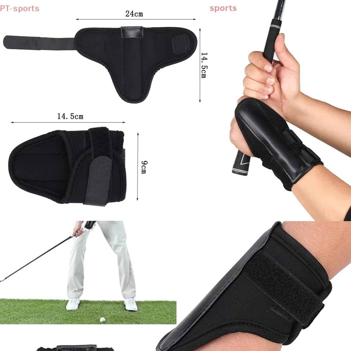 pro Golf Swing Training Aid Power Band with Wrist Brace for Smooth Efficient Swing Motion Alignment Practice Equipment
pro Golf Swing Training Aid Power Band with Wrist Brace for Smooth Efficient Swing Motion Alignment Practice Equipment