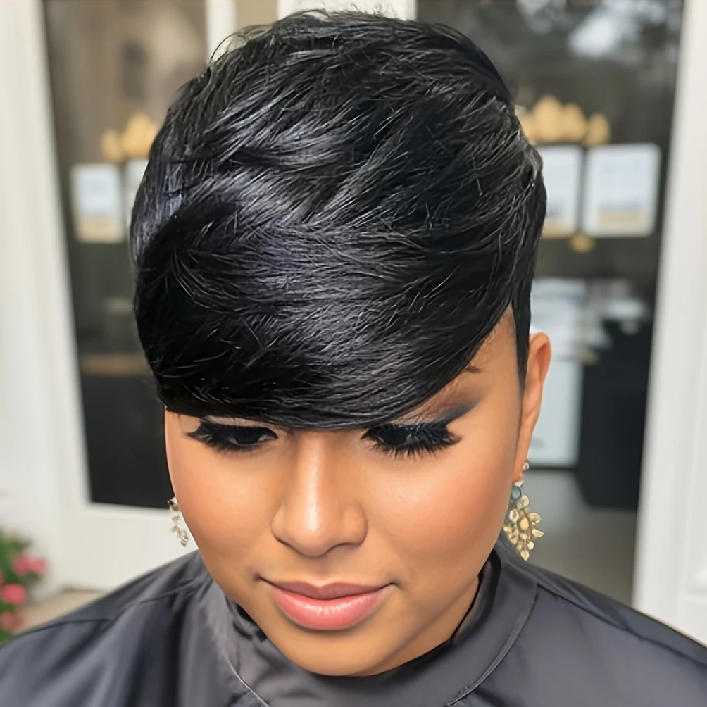 Short Bob Human Hair Wigs For Women Natural Color Pixie Cut Layered Wigs Fashion Bob Wig
Short Bob Human Hair Wigs For Women Natural Color Pixie Cut Layered Wigs Fashion Bob Wig
