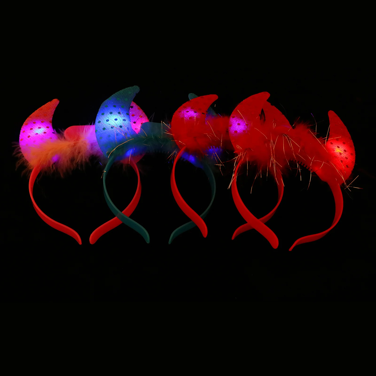 4 Pcs Glow Headb Ox Horn Halloween Hairb Lighted Hoops Cosplay Headdress Party Props Portable Attractive Unique Design
4 Pcs Glow Headb Ox Horn Halloween Hairb Lighted Hoops Cosplay Headdress Party Props Portable Attractive Unique Design