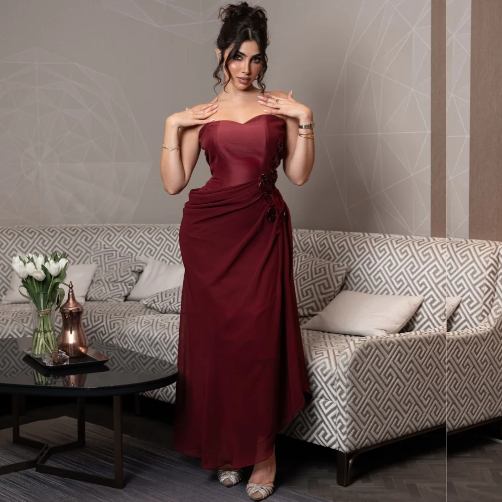 Customized Fashion Pleat Ruched Beading Straight Strapless Midi Dresses Bespoke Occasion Dresses Exquisite Elegant Classic
Customized Fashion Pleat Ruched Beading Straight Strapless Midi Dresses Bespoke Occasion Dresses Exquisite Elegant Classic