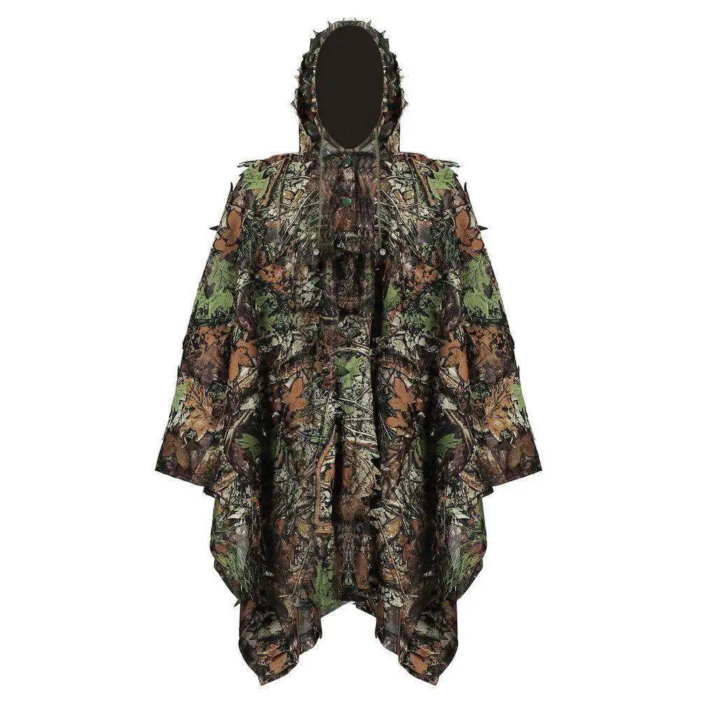 Leaf three-dimensional clothing 3D leaves cloak camouflage clothing maple leaf camouflage clothing hunting suit poncho
Leaf three-dimensional clothing 3D leaves cloak camouflage clothing maple leaf camouflage clothing hunting suit poncho