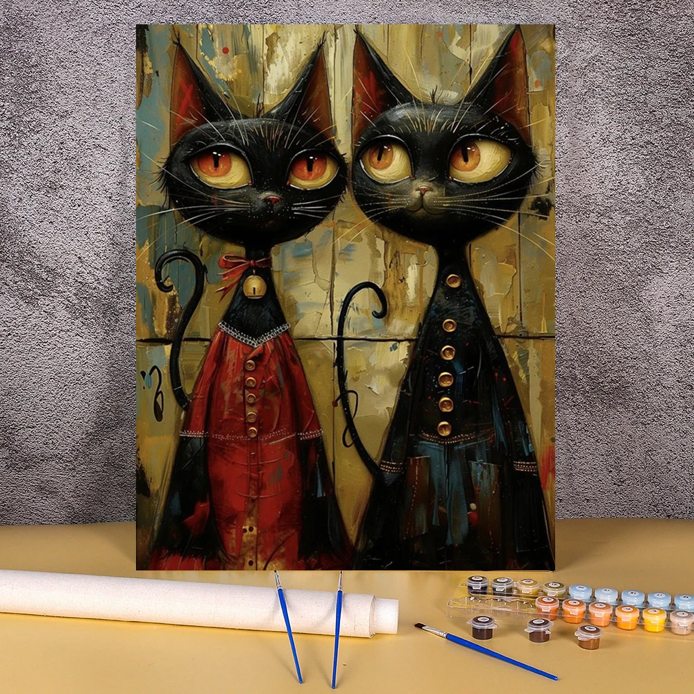 DIY Painting By Numbers Cartoon Cat Canvas Picture Complete Kits Oil Paint By Numbers On The Wall Home Decor Digital Painting
DIY Painting By Numbers Cartoon Cat Canvas Picture Complete Kits Oil Paint By Numbers On The Wall Home Decor Digital Painting