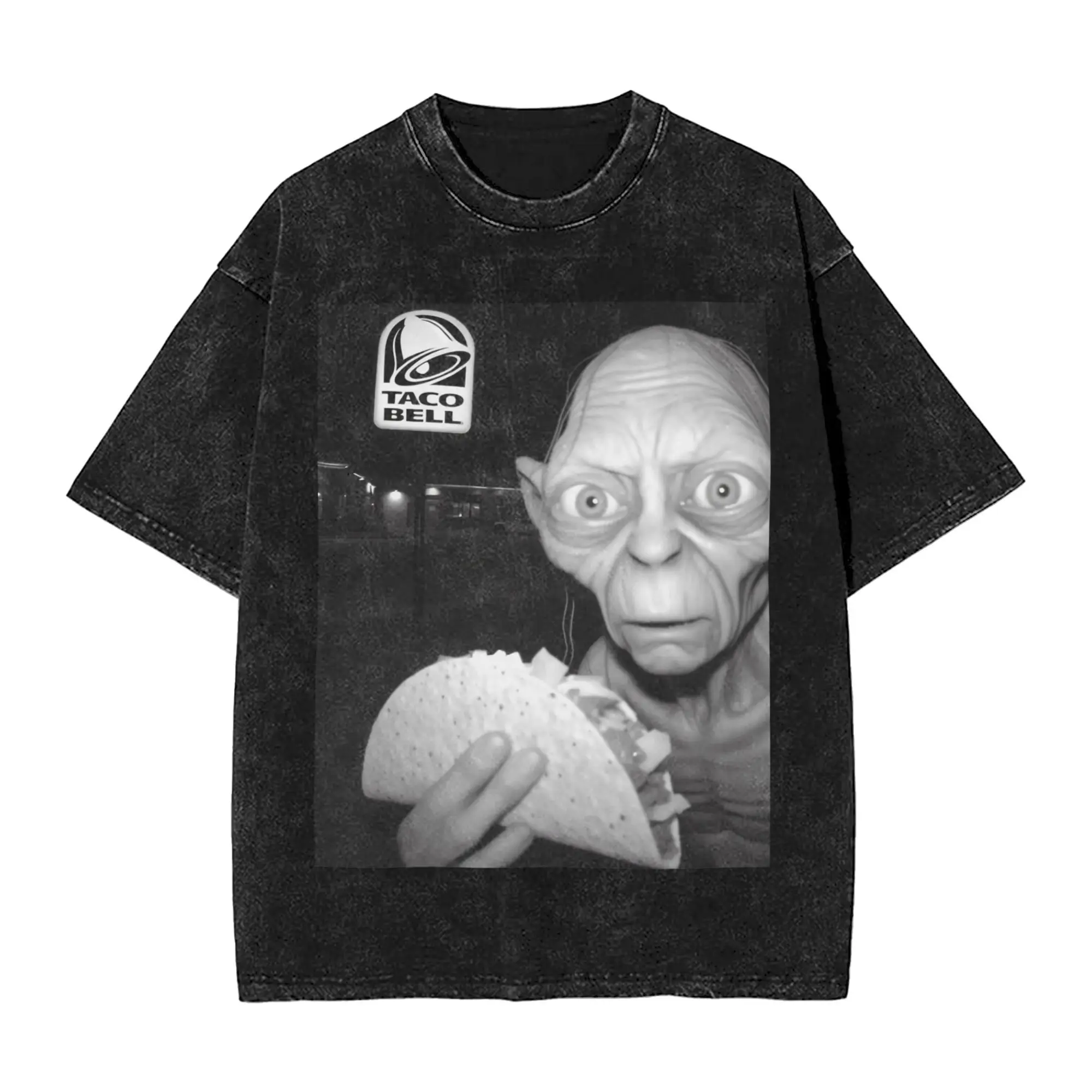Футболка Gollum eating Taco Bell в стиле хип-хоп, хлопковая футболка в стиле Харадзюку, L-Lords Of The R-Rings, мужские и женские уличные летние футболки
Футболка Gollum eating Taco Bell в стиле хип-хоп, хлопковая футболка в стиле Харадзюку, L-Lords Of The R-Rings, мужские и женские уличные летние футболки