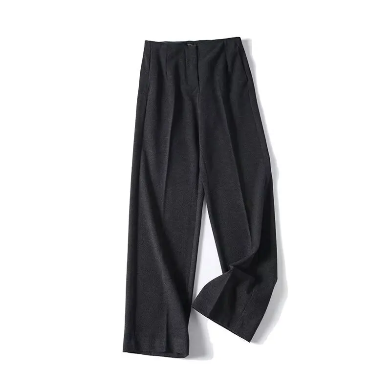 Maxdutti Minimalist Gray High Waisted Straight Leg Pants Winter Flannel Casual Trousers Loose Women's Pants,Woman Clothes
Maxdutti Minimalist Gray High Waisted Straight Leg Pants Winter Flannel Casual Trousers Loose Women's Pants,Woman Clothes