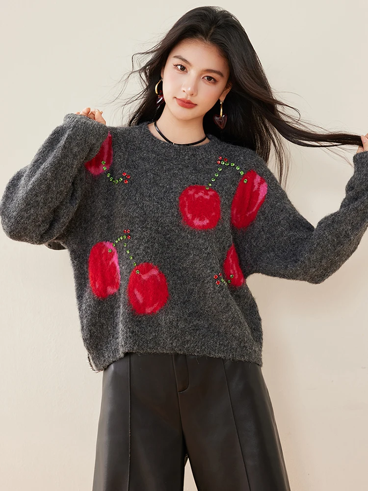 Autumn Winter Lazy Style Loose Sweaters Women Long Sleeve O-Neck Knitting Jumper Tops Vintage Long Sleeve Sweater
Autumn Winter Lazy Style Loose Sweaters Women Long Sleeve O-Neck Knitting Jumper Tops Vintage Long Sleeve Sweater