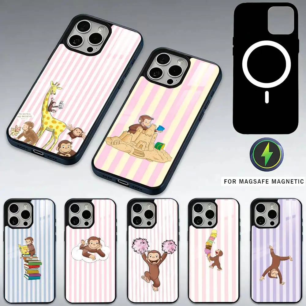 Curious G-George Monkey Phone Case For iPhone17,16,15,14,13,12,11 Plus,Pro Max Magnetic For Magsafe Wireless Charging
Curious G-George Monkey Phone Case For iPhone17,16,15,14,13,12,11 Plus,Pro Max Magnetic For Magsafe Wireless Charging