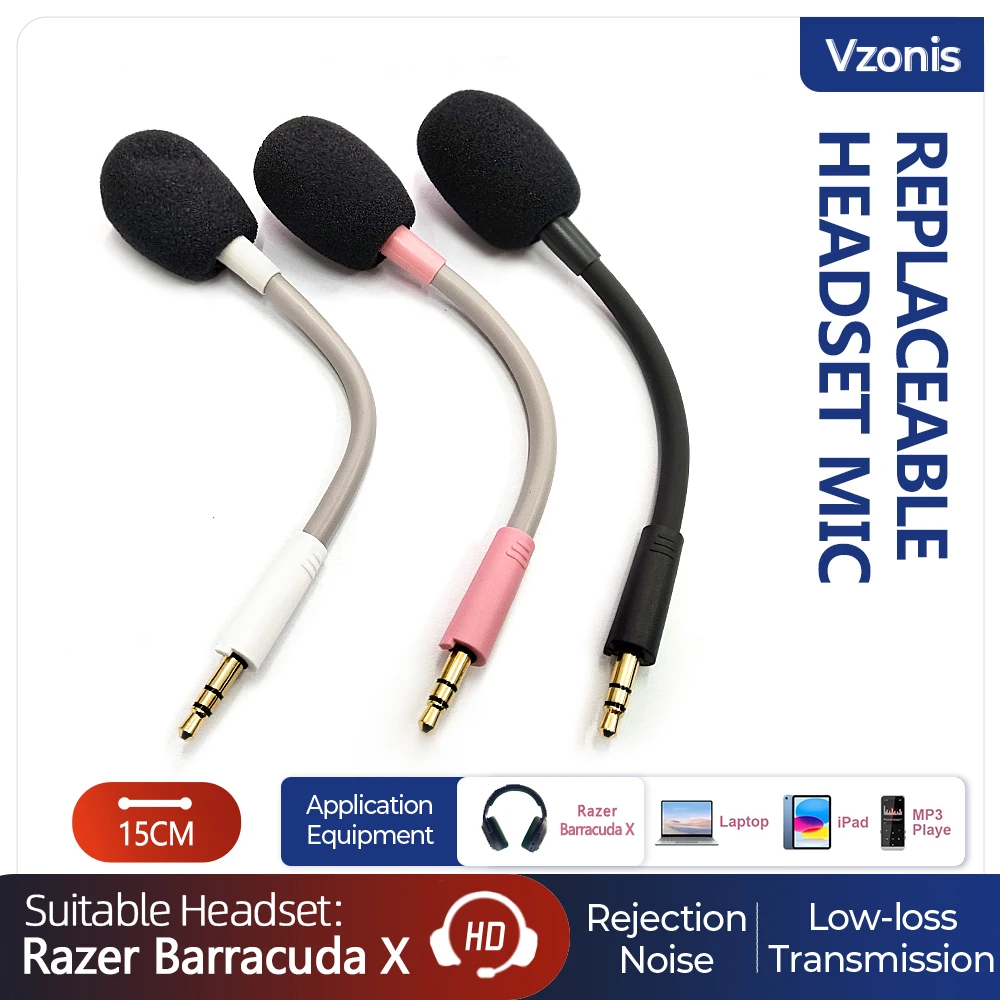 3.5MM Detachable Gaming Headset Microphone Gaming Headphone Repair Accessory for Razer Barracuda X Wireless Multi-Platform
3.5MM Detachable Gaming Headset Microphone Gaming Headphone Repair Accessory for Razer Barracuda X Wireless Multi-Platform