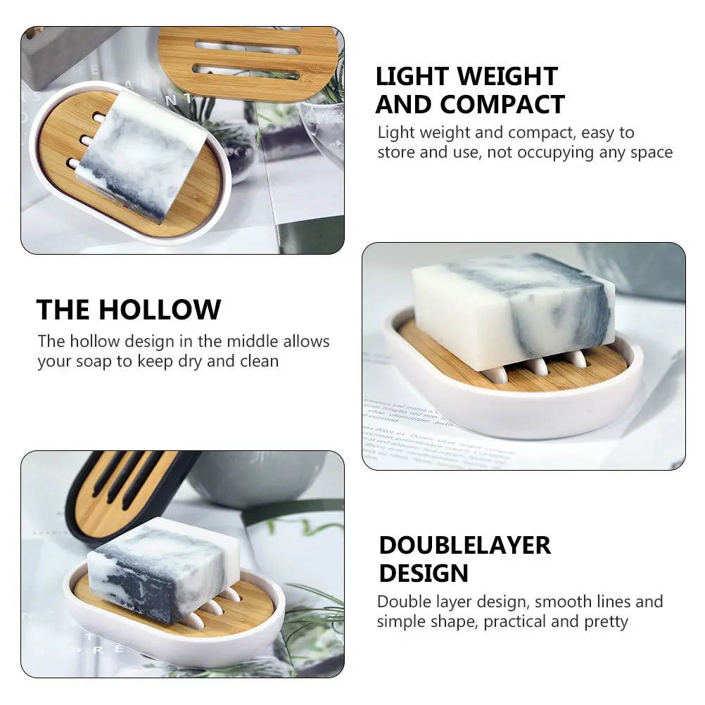 Bamboo Dish Drying Soap Box Bathroom Container Hollow Design For Shower Room Kitchen Bathtub Counter Storage Lightweight Soap
Bamboo Dish Drying Soap Box Bathroom Container Hollow Design For Shower Room Kitchen Bathtub Counter Storage Lightweight Soap
