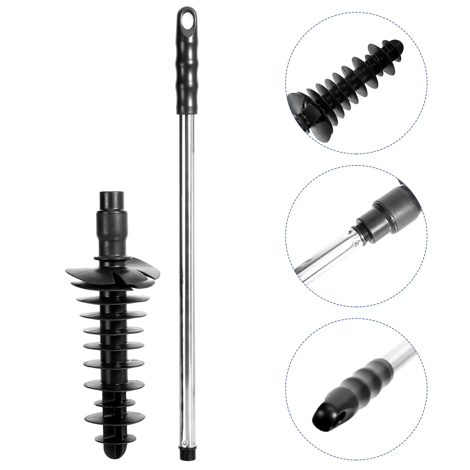 1Pcs Closestool Piston Plunger Strong Suction Pull-Out Toilet Blockage Remover Household Sewer Cleaning Accessory
1Pcs Closestool Piston Plunger Strong Suction Pull-Out Toilet Blockage Remover Household Sewer Cleaning Accessory