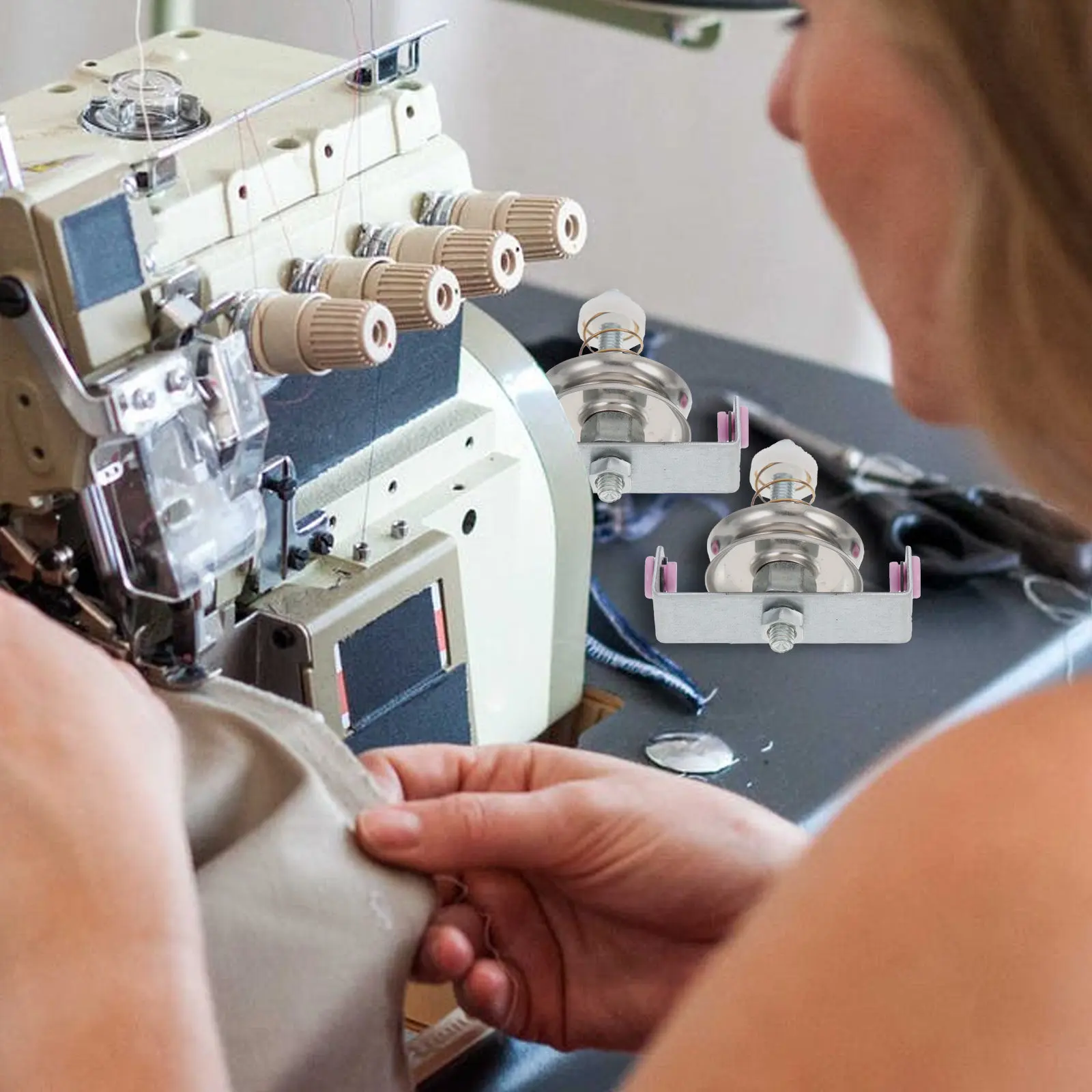 2Pcs Weaving Machine Tensioner Plastic Iron Heavy Duty for Sewing Drawing Ribbon Loom Wire Clamp Weaving Accessories
2Pcs Weaving Machine Tensioner Plastic Iron Heavy Duty for Sewing Drawing Ribbon Loom Wire Clamp Weaving Accessories