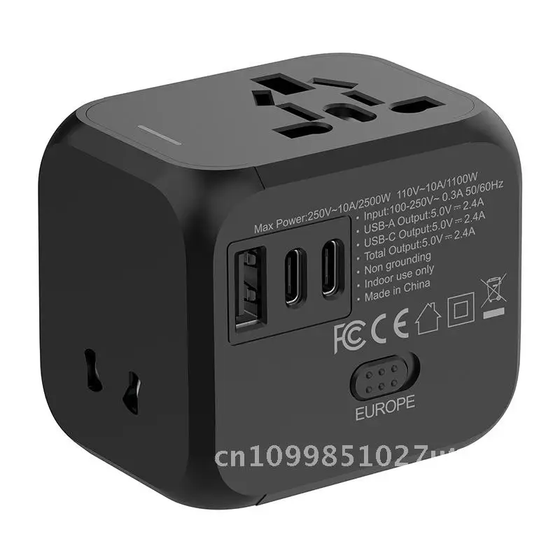 Multi-function Travel Charger 176 Universal Socket Conversion Stand with 2 USB Ports Global Plug for US EU UK Australia
Multi-function Travel Charger 176 Universal Socket Conversion Stand with 2 USB Ports Global Plug for US EU UK Australia