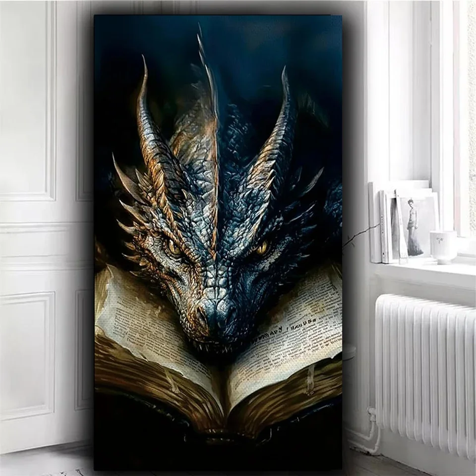 Diamond Art Black Dragon Book Girl Diy Diamond Painting Kits 5D Full Drill Square Round Diamond Mosaic Crafts for Wall Decor
Diamond Art Black Dragon Book Girl Diy Diamond Painting Kits 5D Full Drill Square Round Diamond Mosaic Crafts for Wall Decor