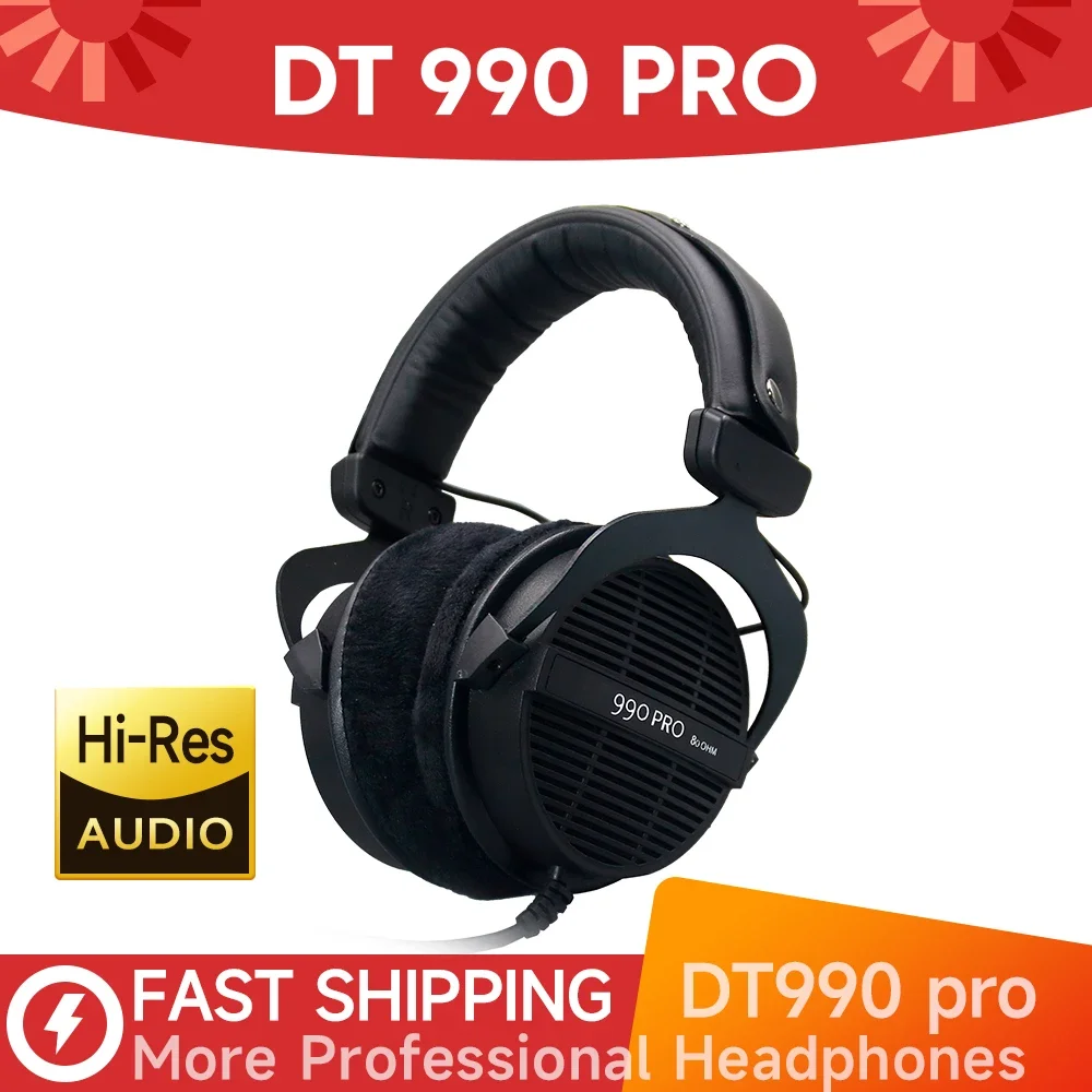 DT990 PRO Black Limited Edition Open HIFI Headphones for Microphones Enhanced Sound Quality Wired Headphones
DT990 PRO Black Limited Edition Open HIFI Headphones for Microphones Enhanced Sound Quality Wired Headphones