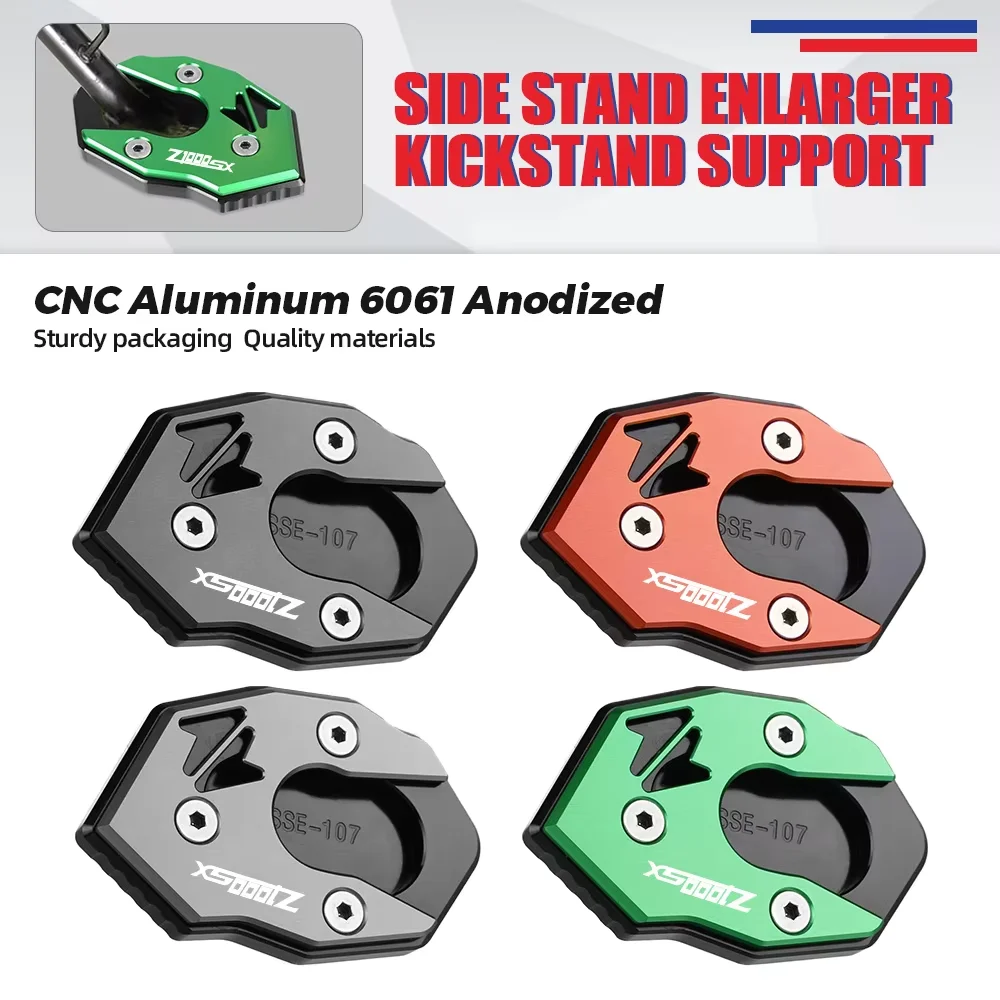For Kawasaki Z1000 Z1000SX 2011-2023 2019 2018 Motorcycle Kickstand Foot Side Stand Extension Pad Support Plate Z 1000 1000SX
For Kawasaki Z1000 Z1000SX 2011-2023 2019 2018 Motorcycle Kickstand Foot Side Stand Extension Pad Support Plate Z 1000 1000SX