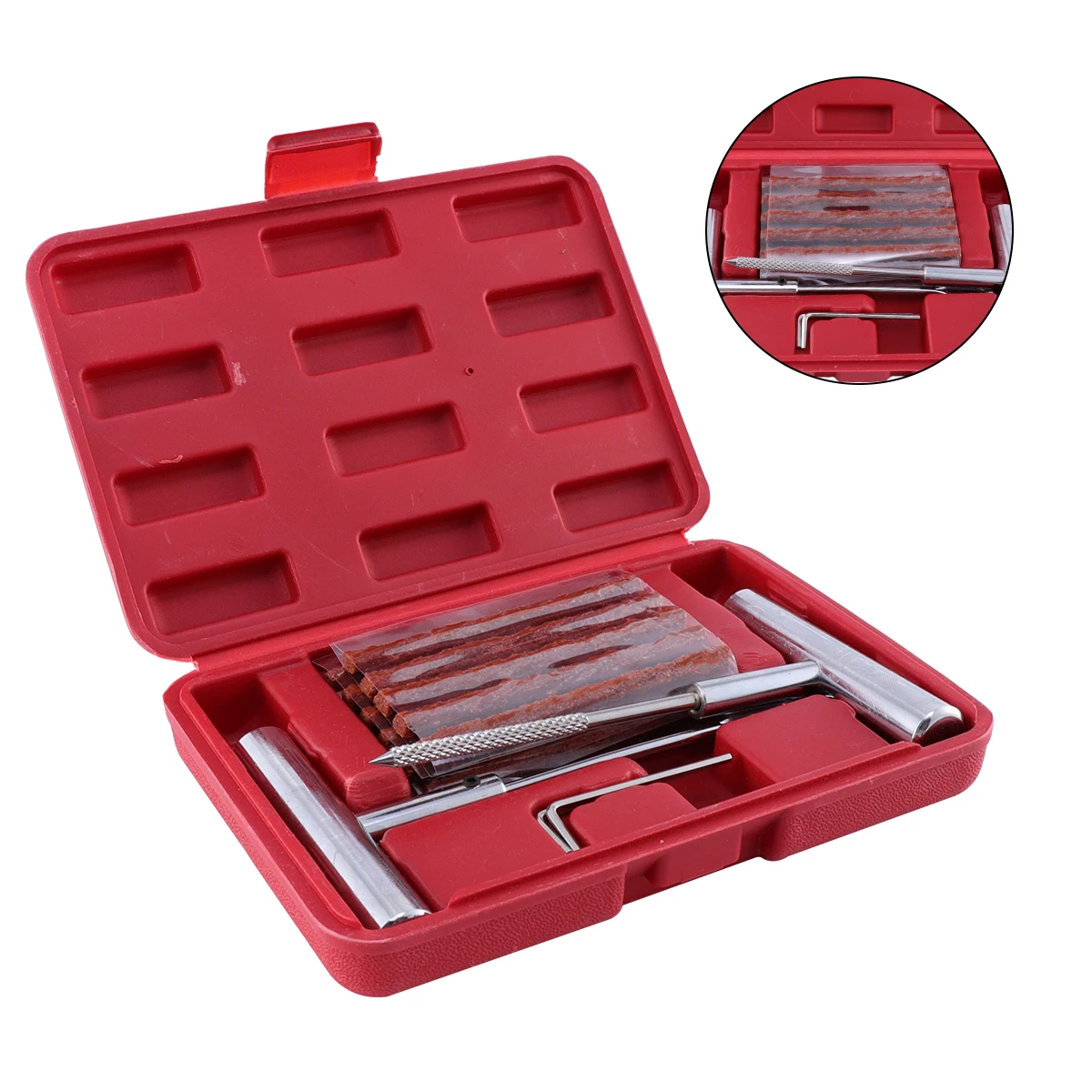 Tire Repair Tool Multi function Kit for Road Bike Easy to Use Portable Lightweight Mini Pump Suitable All Tires Bike Repair
Tire Repair Tool Multi function Kit for Road Bike Easy to Use Portable Lightweight Mini Pump Suitable All Tires Bike Repair
