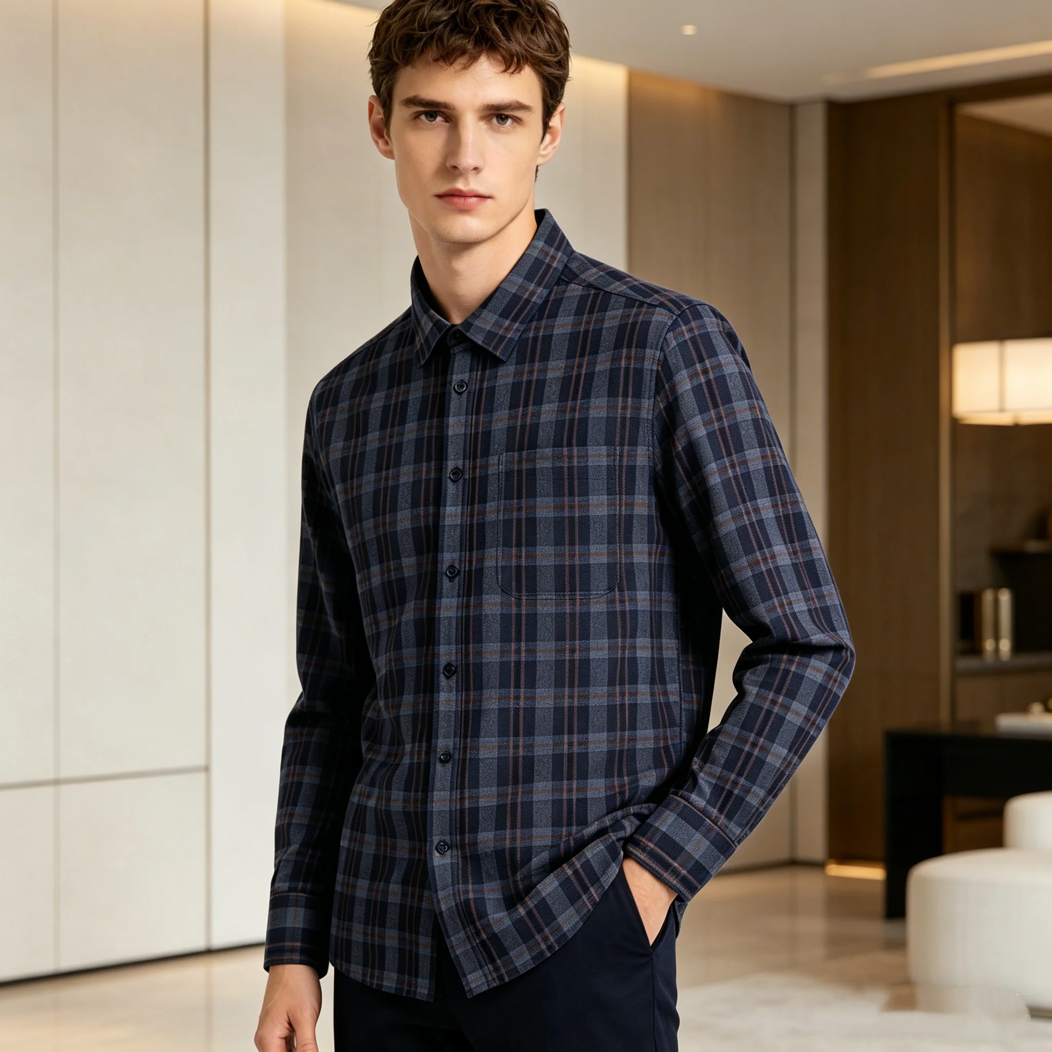 2026 New Men Flannel Plaid Shirt Soft Comfort Slim Fit Styles Brand For Man Cotton Spring Autumn Casual Long Sleeve Shirts
2026 New Men Flannel Plaid Shirt Soft Comfort Slim Fit Styles Brand For Man Cotton Spring Autumn Casual Long Sleeve Shirts