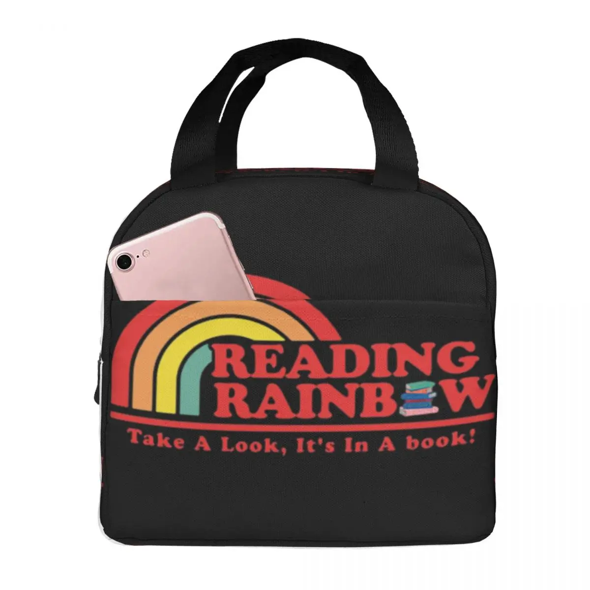 Reading Rainbow - Ретро сумки для обеда, изолированная коробка для бенто, сумка для обеда, герметичные сумки для пикника, термосумка для женщин, студентов, работы
Reading Rainbow - Ретро сумки для обеда, изолированная коробка для бенто, сумка для обеда, герметичные сумки для пикника, термосумка для женщин, студентов, работы