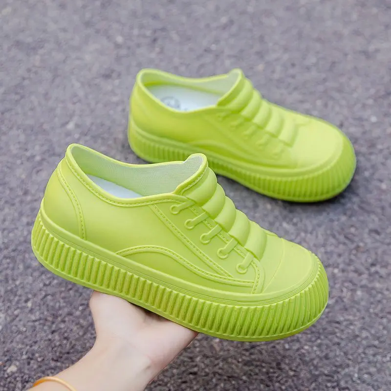 Women's Rain Boots Thi Bot Lightweight Anti-slip Increased Height Waterproof oes Faionable oe Covers Slip-On PVC
Women's Rain Boots Thi Bot Lightweight Anti-slip Increased Height Waterproof oes Faionable oe Covers Slip-On PVC