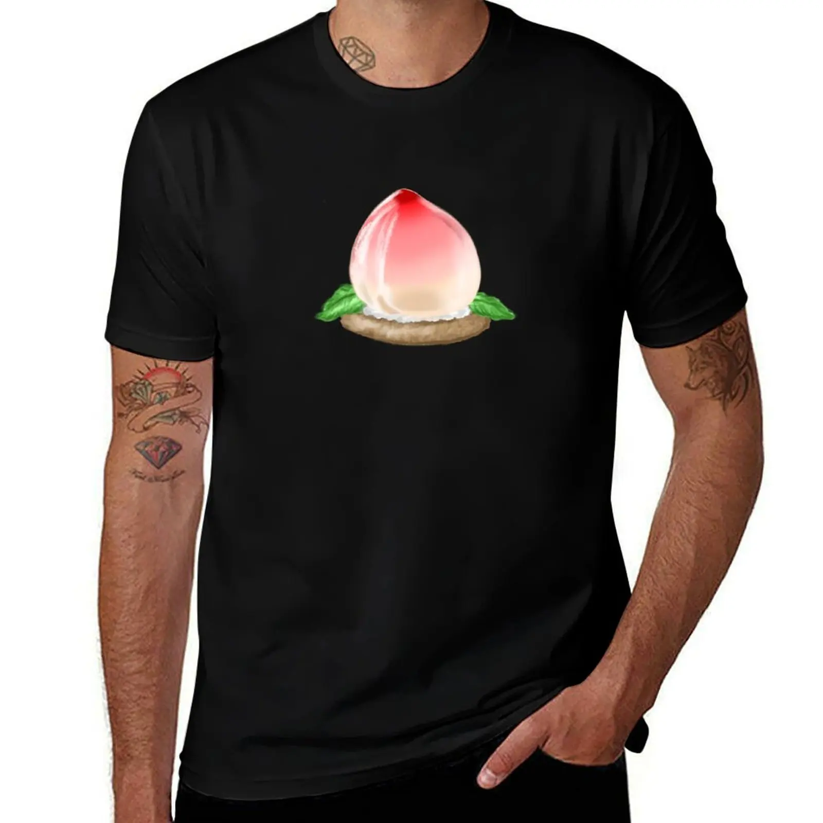 Sweet jelly peach cake in red and pink, with green leaves T-Shirt customs design your own tshirts personalised anime shirts men
Sweet jelly peach cake in red and pink, with green leaves T-Shirt customs design your own tshirts personalised anime shirts men