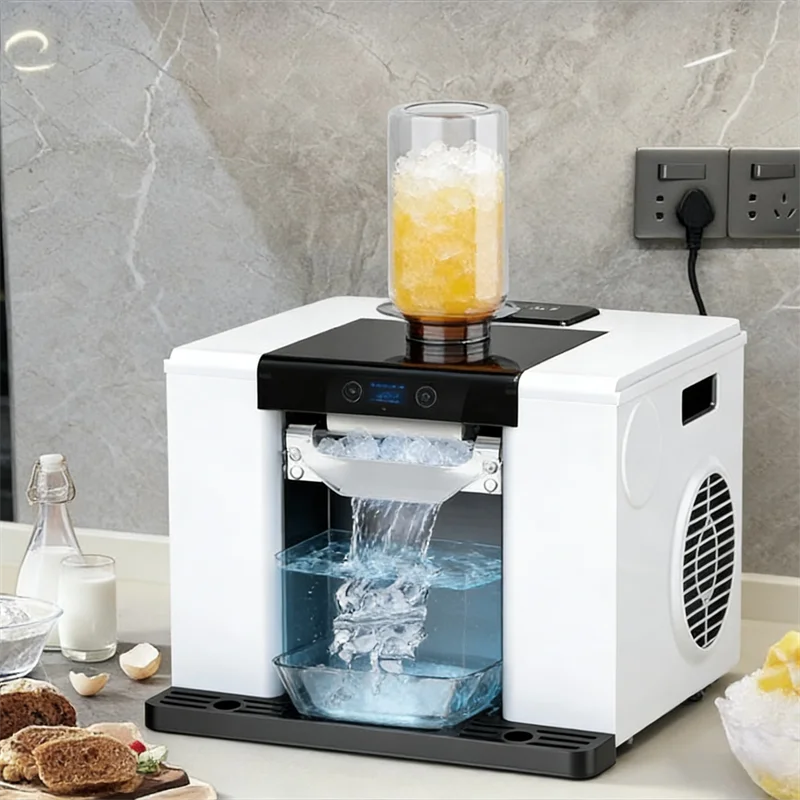 110/220V Automatic Ice Maker with One-Click Cleaning & Fast Ice Making Snow Ice Machine for Home & Kitchen Use
110/220V Automatic Ice Maker with One-Click Cleaning & Fast Ice Making Snow Ice Machine for Home & Kitchen Use