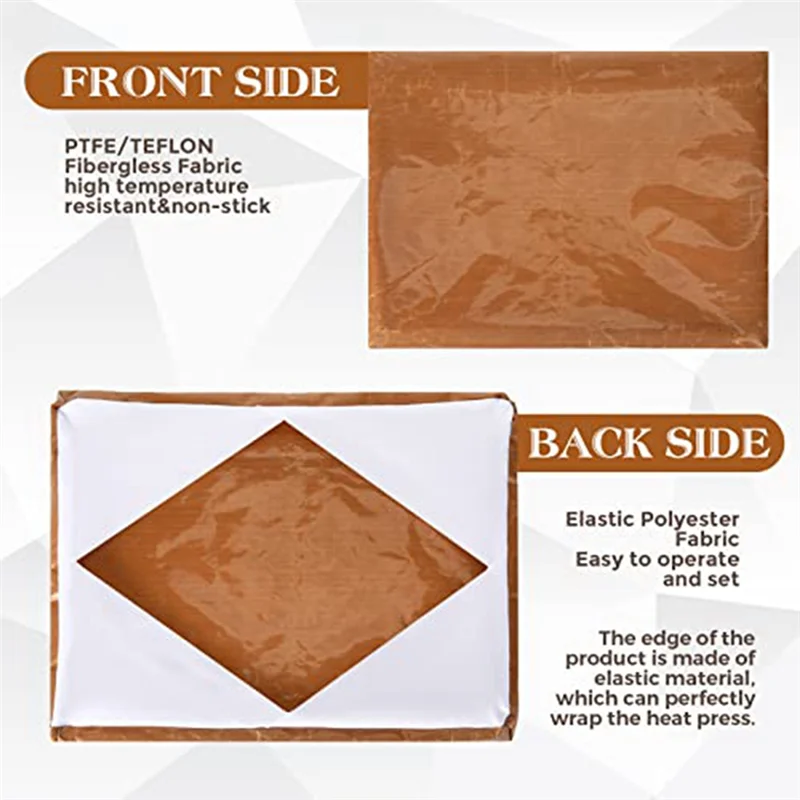 2 PCS Wrap Cover for Heat Press Platen, 12 X 15 Inch Heat Press Cover Heat Resistant for Sublimation Heat Press Machine
2 PCS Wrap Cover for Heat Press Platen, 12 X 15 Inch Heat Press Cover Heat Resistant for Sublimation Heat Press Machine