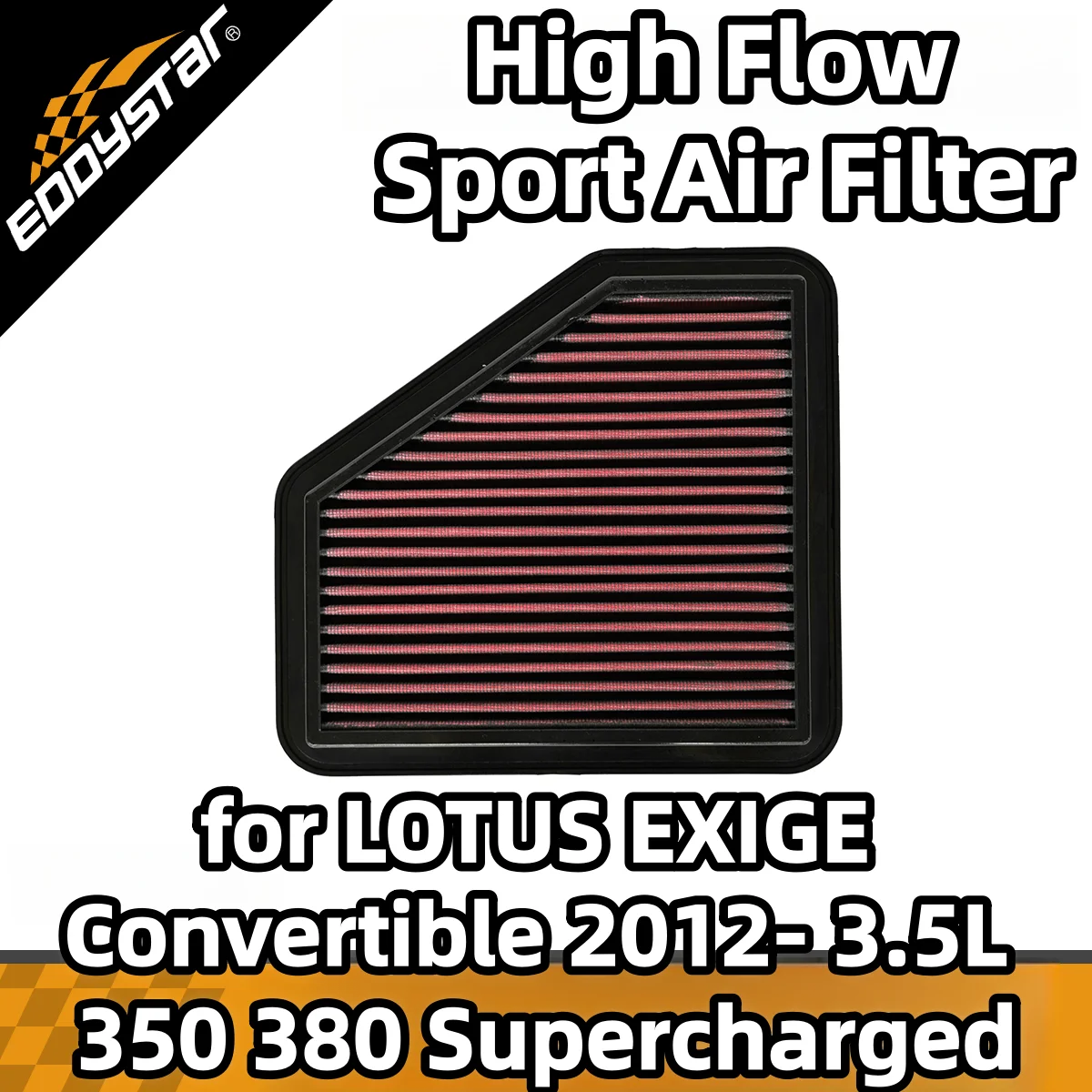 Спортивный воздушный фильтр с высоким расходом для LOTUS EXIGE Convertible 2012–3,5 л 350 380 моющиеся гоночные впускные фильтры с наддувом
Спортивный воздушный фильтр с высоким расходом для LOTUS EXIGE Convertible 2012–3,5 л 350 380 моющиеся гоночные впускные фильтры с наддувом