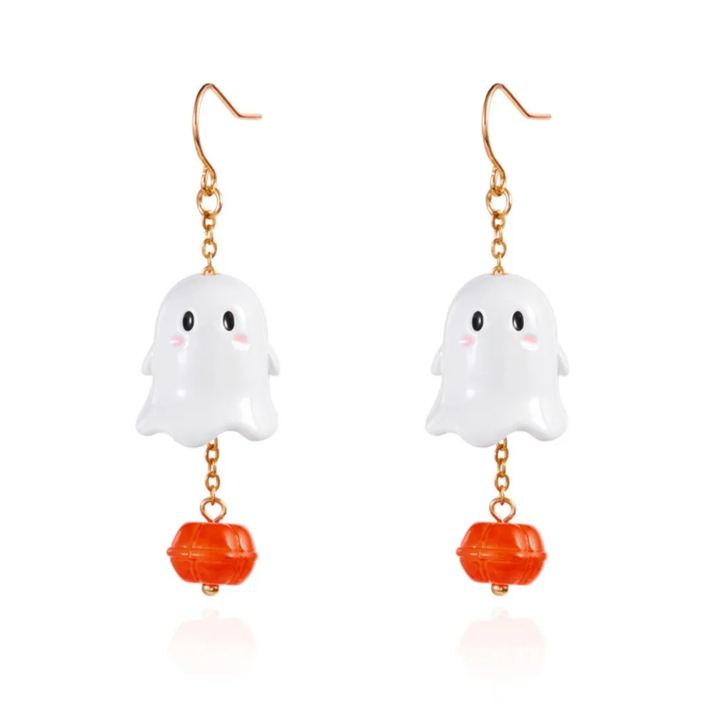 Alloy Halloween Earrings Trick or Treat Personality Pumpkin Ear Studs Ghost Pendant Ghost Dangle Earrings All Saints' Day
Alloy Halloween Earrings Trick or Treat Personality Pumpkin Ear Studs Ghost Pendant Ghost Dangle Earrings All Saints' Day