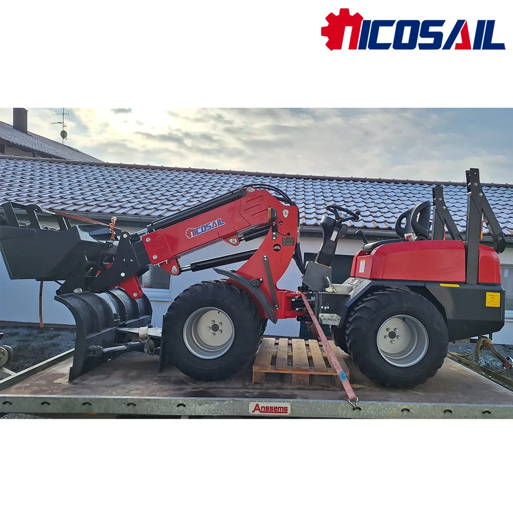 Telescopic arm micro wheel loader hydraulic lifting household building wheel loader telescopic
Telescopic arm micro wheel loader hydraulic lifting household building wheel loader telescopic