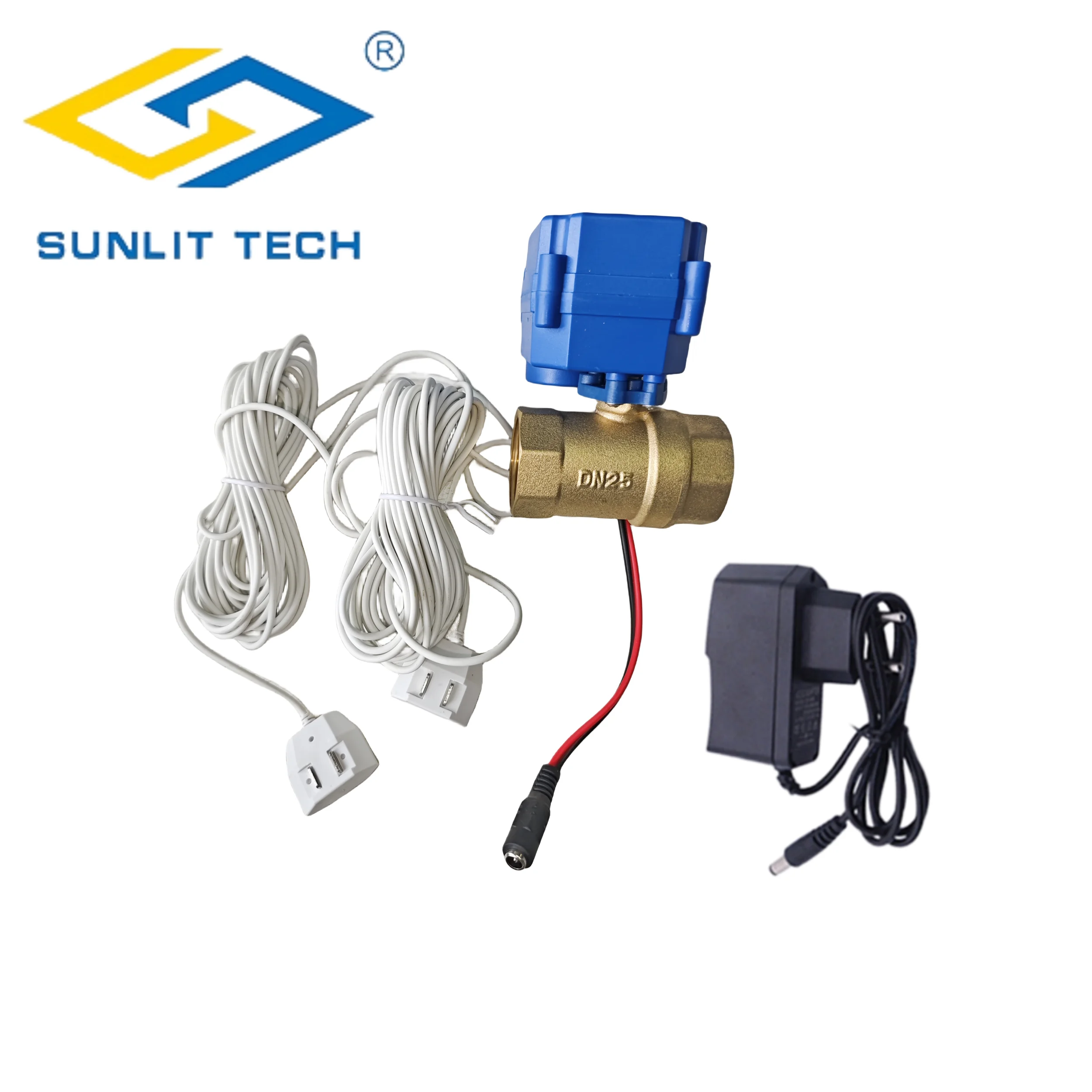 Water Pipe Leak Detector Protection Alarm System DN25 Smart Valve with 4pcs Water Sensor for 1-inch Pipe Anti Overflow Protector
Water Pipe Leak Detector Protection Alarm System DN25 Smart Valve with 4pcs Water Sensor for 1-inch Pipe Anti Overflow Protector