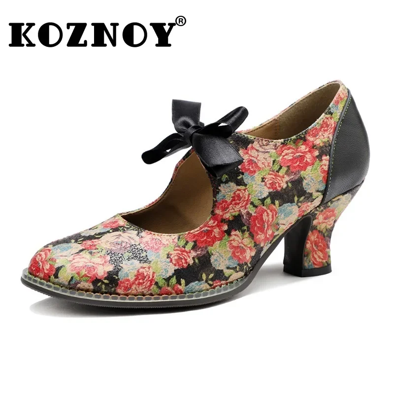 Koznoy 5cm Synthetic Print Cloth Ethnic Leather Woman Chunky Heels Loafer Ladies Plus Size Lady Summer Fashion Ankle Boots Shoes
Koznoy 5cm Synthetic Print Cloth Ethnic Leather Woman Chunky Heels Loafer Ladies Plus Size Lady Summer Fashion Ankle Boots Shoes