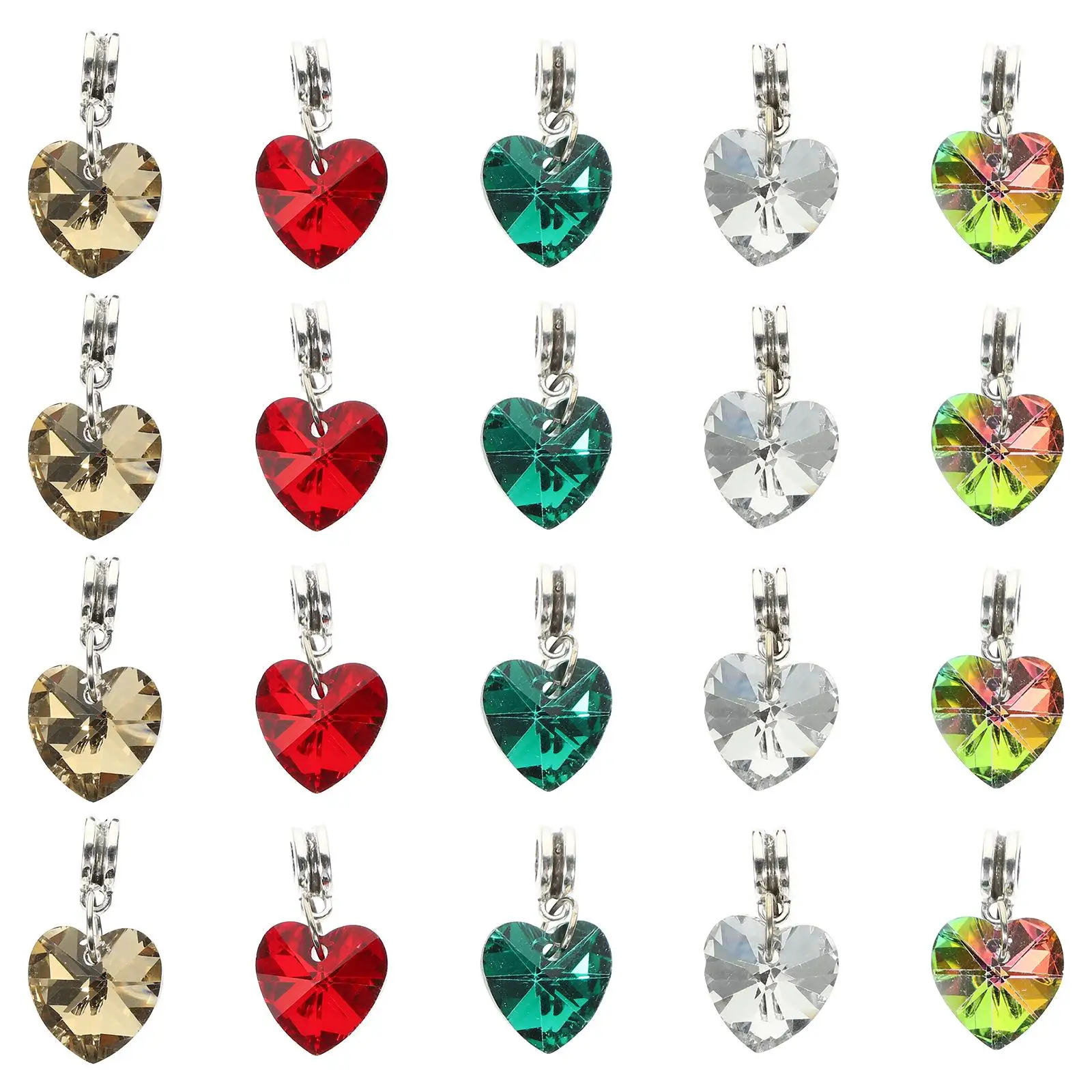 50 Pcs Heart Shaped Pendant Glass Charms DIY Necklace Earrings Bracelet Making Supplies Durable Safe Jewelry Accessories
50 Pcs Heart Shaped Pendant Glass Charms DIY Necklace Earrings Bracelet Making Supplies Durable Safe Jewelry Accessories