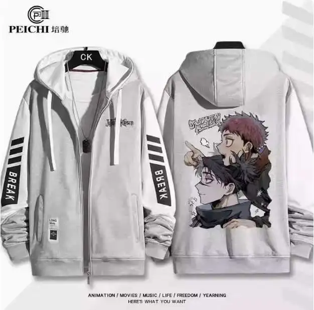 Anime Jujutsu Kaisen Itadori Yuji Hooded Hoodie Cosplay Autumn Winter Men Women Coat Loose Jacket Tops anime
Anime Jujutsu Kaisen Itadori Yuji Hooded Hoodie Cosplay Autumn Winter Men Women Coat Loose Jacket Tops anime
