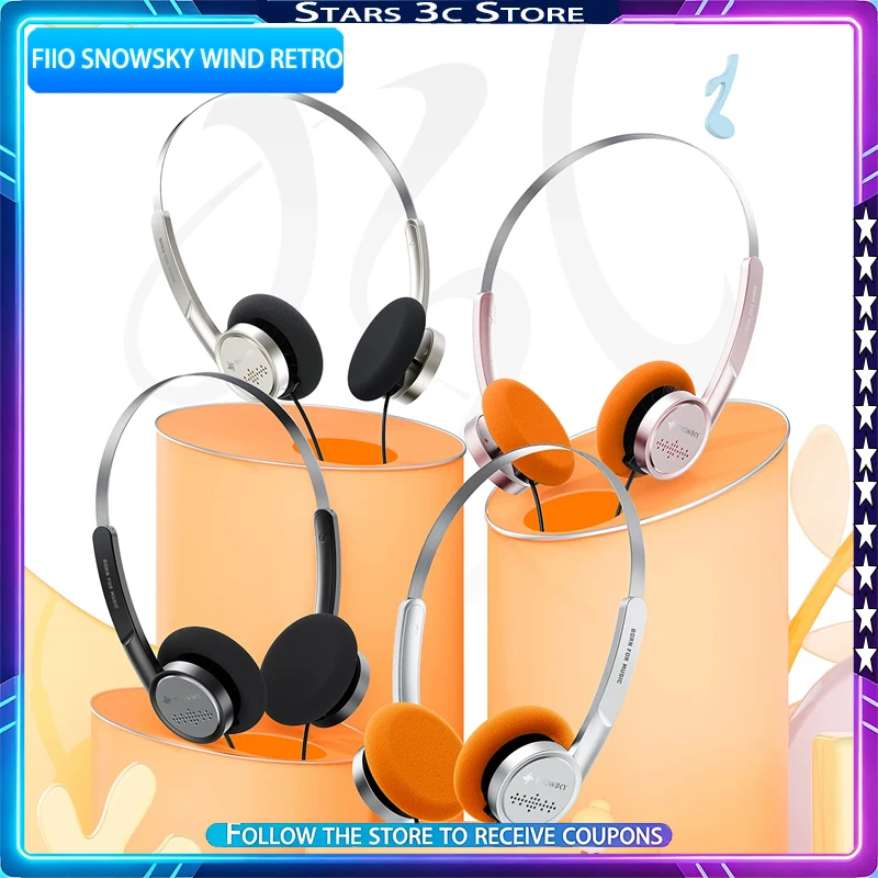FiiO SnowSky Wind Retro Retro Wired Over-ear Headphones Wire Control Specially Designed Sound Chamber High Aesthetic Headphones
FiiO SnowSky Wind Retro Retro Wired Over-ear Headphones Wire Control Specially Designed Sound Chamber High Aesthetic Headphones
