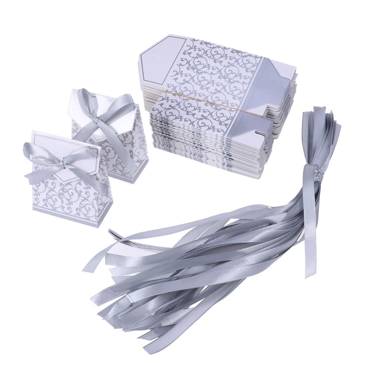 50pcs Wedding Candy Box Party Candy Box Bowknot Candy Storage Box Baking Biscuits Packing Boxes wedding candy boxes
50pcs Wedding Candy Box Party Candy Box Bowknot Candy Storage Box Baking Biscuits Packing Boxes wedding candy boxes