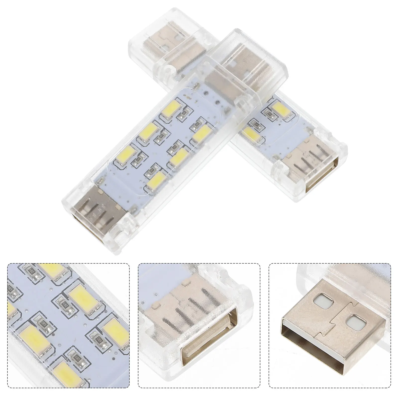 2Pcs USB LED Laptop Computer Reading Lamp Mini White Portable Night Light for Students Travel Camping Desk Accessories
2Pcs USB LED Laptop Computer Reading Lamp Mini White Portable Night Light for Students Travel Camping Desk Accessories