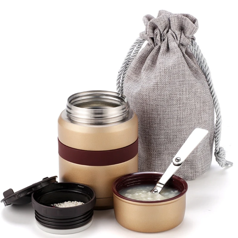 1pc 350ML /500ML Thermo Mug Vacuum Flasks Stainless Steel Mini Lunch box Thermoses with Containers for Hot Food 4 Colors
1pc 350ML /500ML Thermo Mug Vacuum Flasks Stainless Steel Mini Lunch box Thermoses with Containers for Hot Food 4 Colors