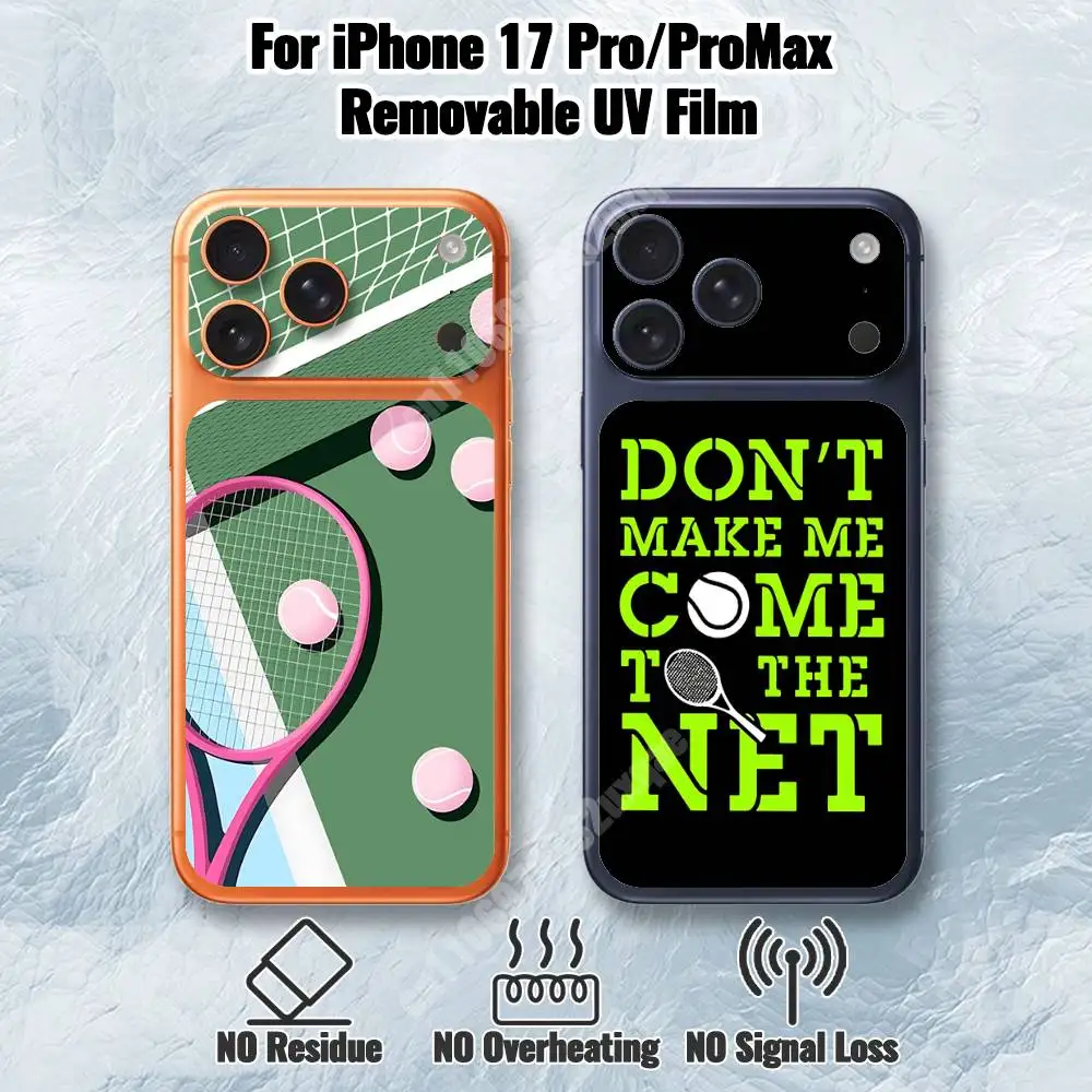 Tennis Ball Sport Removable UV Film for iPhone 17 Pro 17 ProMax Protective Sticker
Tennis Ball Sport Removable UV Film for iPhone 17 Pro 17 ProMax Protective Sticker