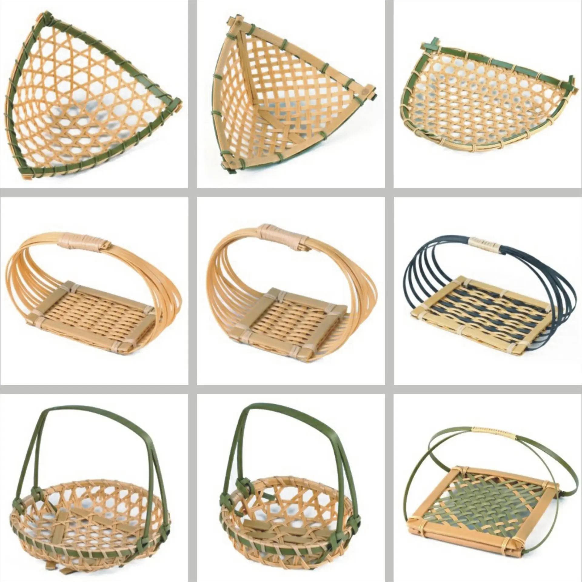 Handwoven Bamboo Basket Tray Picnic Basket Fruit Basket Vegetable Sushi Tray Handheld Wicker Basket Design Kitchen Dining
Handwoven Bamboo Basket Tray Picnic Basket Fruit Basket Vegetable Sushi Tray Handheld Wicker Basket Design Kitchen Dining