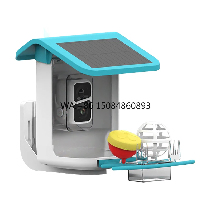 Smart Bird Feeder With Outdoor Solar Powered AI Intelligent Automatic Bird Feeder Solar panel power generation
Smart Bird Feeder With Outdoor Solar Powered AI Intelligent Automatic Bird Feeder Solar panel power generation