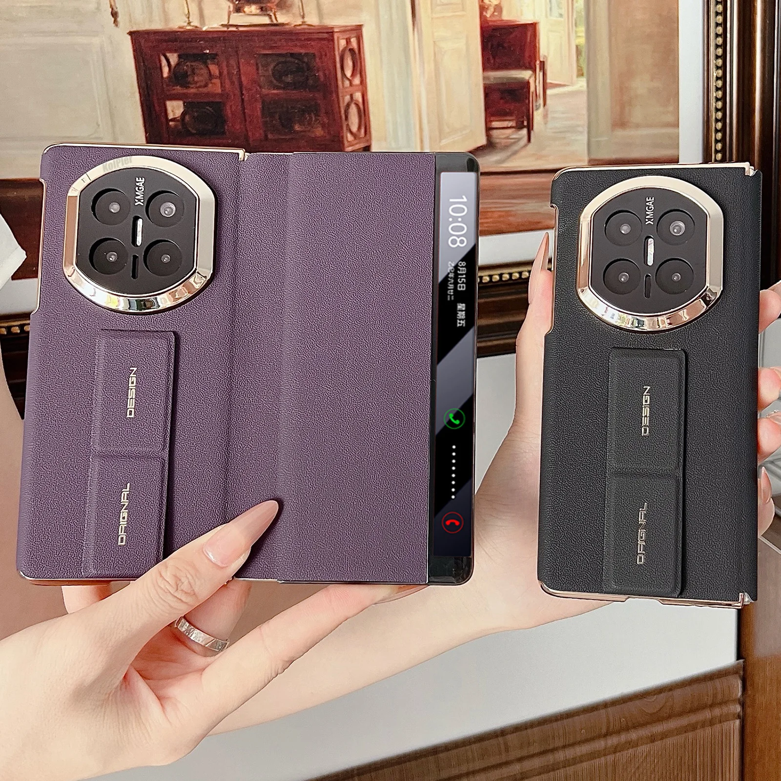 Smart View Window Leather Flip Case for Huawei Mate X7 Foldable Phone Wrist Strap Hand Grip Stand Electroplated Shockproof Cover
Smart View Window Leather Flip Case for Huawei Mate X7 Foldable Phone Wrist Strap Hand Grip Stand Electroplated Shockproof Cover
