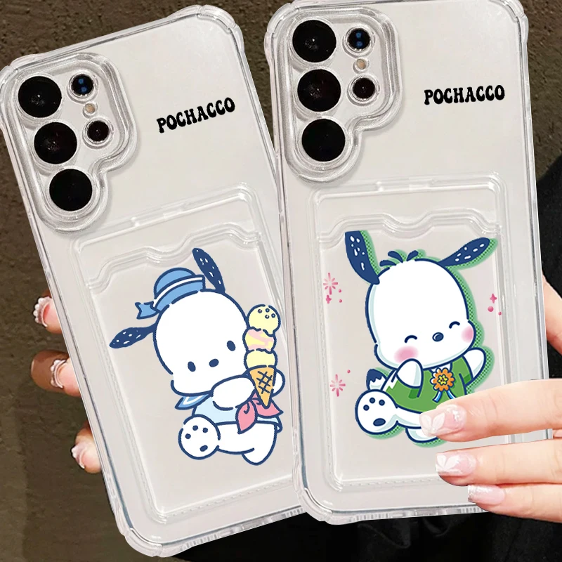 Cartoon Pochacco Cute For Samsung S24 S23 S22 S21 S20 Ultra FE Plus A55 A53 5G Photo Card Bag Transparent Cover Phone Case
Cartoon Pochacco Cute For Samsung S24 S23 S22 S21 S20 Ultra FE Plus A55 A53 5G Photo Card Bag Transparent Cover Phone Case