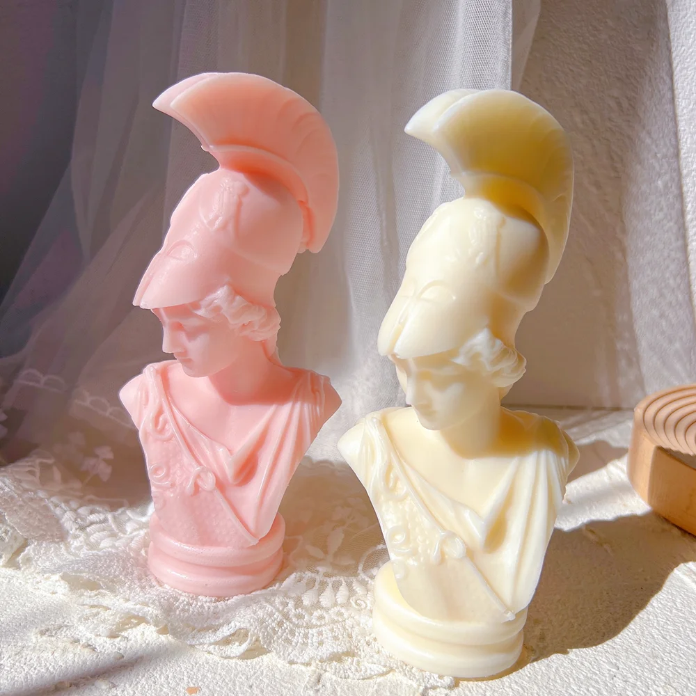 Greek Goddess Athena Statue Candle Mold Ancient Greek Roman Mythology Sculpture Bust Wisdom Strategy Goddess Silicone Mould
Greek Goddess Athena Statue Candle Mold Ancient Greek Roman Mythology Sculpture Bust Wisdom Strategy Goddess Silicone Mould