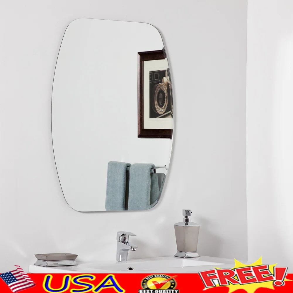 Безрамное коническое зеркало для ванной комнаты, изогнутая прямоугольная форма, серебряная подложка с двойным покрытием, универсальное монтажное оборудование
Безрамное коническое зеркало для ванной комнаты, изогнутая прямоугольная форма, серебряная подложка с двойным покрытием, универсальное монтажное оборудование