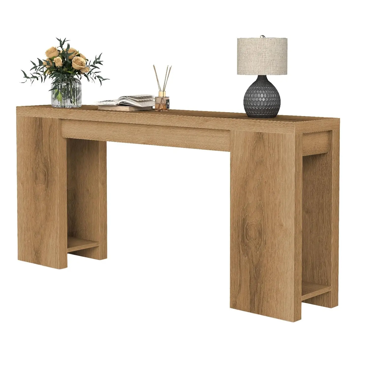 Console Table, Long Sofa Table Behind Couch, Entry Table for Living Room, Hallway and Entrance(Brown), Customized
Console Table, Long Sofa Table Behind Couch, Entry Table for Living Room, Hallway and Entrance(Brown), Customized