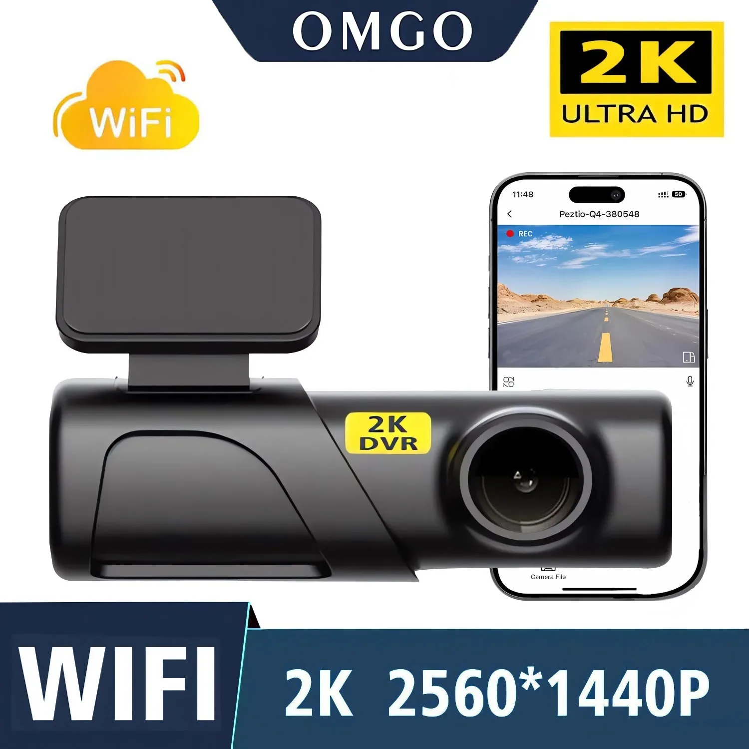 2k 1440P HD WiFi Dash Cam for Car DVR Camera Video Recorder Auto Night VisionWDR Voice Control Wireless 24H Parking Mode
2k 1440P HD WiFi Dash Cam for Car DVR Camera Video Recorder Auto Night VisionWDR Voice Control Wireless 24H Parking Mode
