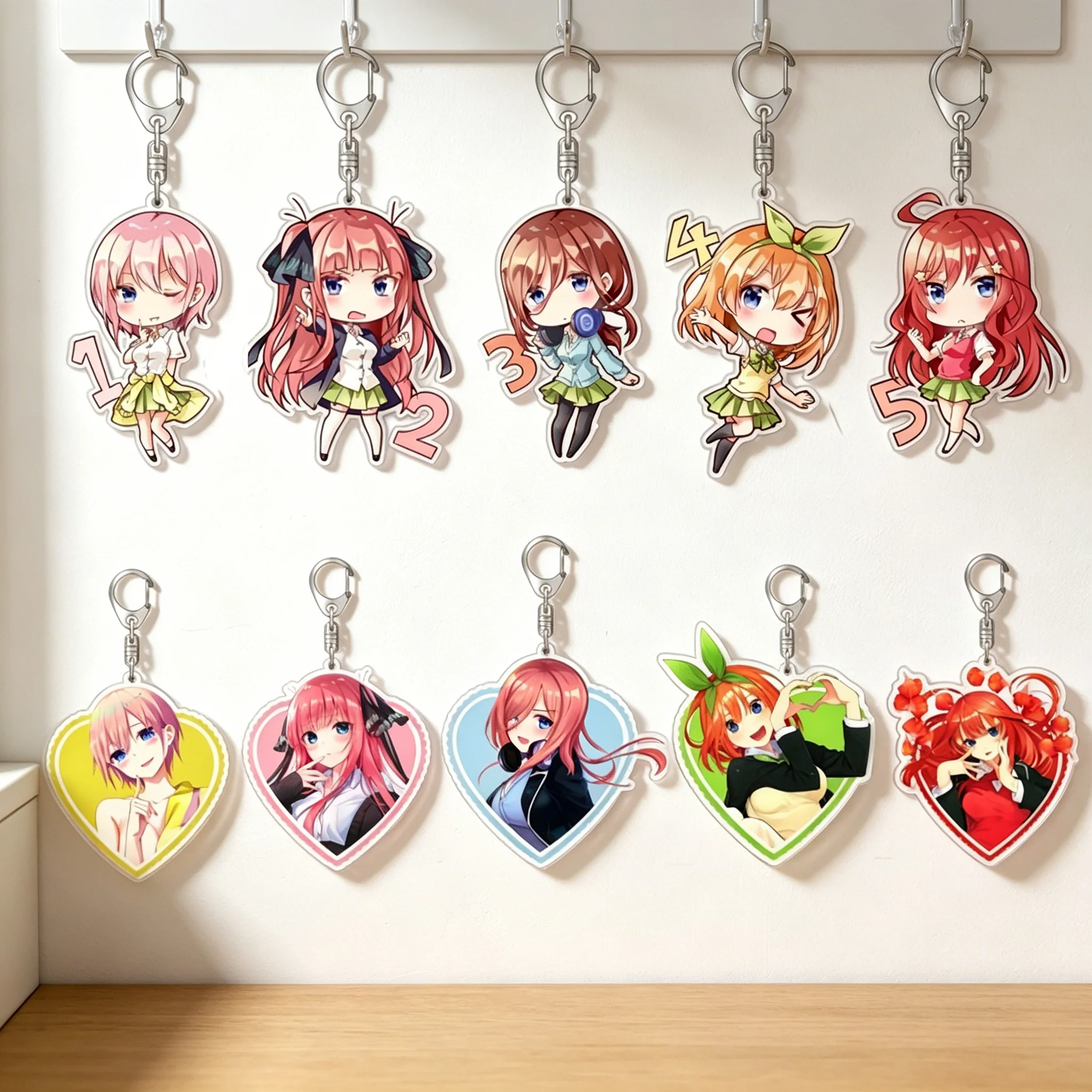 The Quintessential Quintuplets Nakano Ichika Acrylic Keychain Cute Anime Pendant Bag Charm Cosplay Gift for Fans
The Quintessential Quintuplets Nakano Ichika Acrylic Keychain Cute Anime Pendant Bag Charm Cosplay Gift for Fans